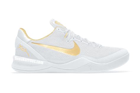 Nike Kobe 8 Protro Whitegold Fv6325 100 Nice Kicks