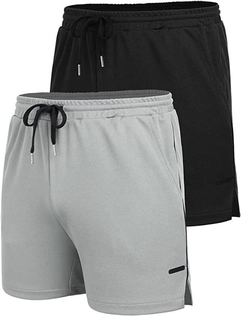 COOFANDY Men S 2 Pack Gym Workout Shorts With Pockets For 12 79 From