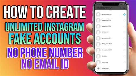 How To Create Unlimited Instagram Account Without Phone Number Create