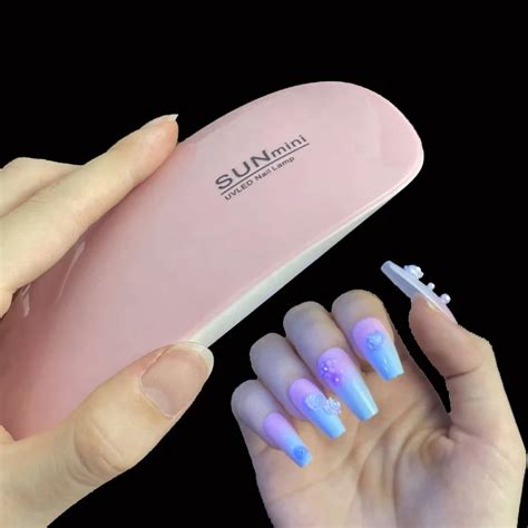 Sun Mini Usb Phototherapy W Manicure Machine Nail Polish Dryer Led