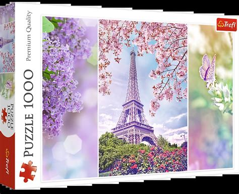 Puzzle 1000 elementów Wiosna w Paryżu Trefl