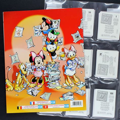 Mickey Donald Panini Sticker Album Sticker Worldwide