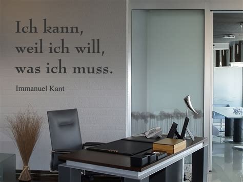Wandtattoo Ich kann, weil ich will, was ich muss | Wandtattoos.de