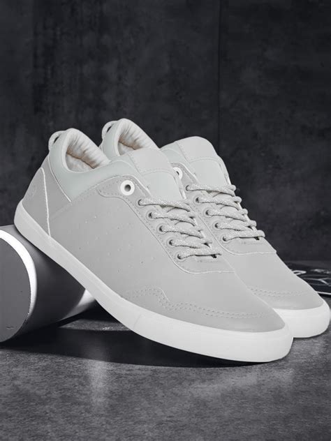 Buy Roadster Men Grey Solid Sneakers Casual Shoes For Men 11730458 Myntra