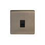 Soho Lighting Antique Brass Gang Data Socket Rj Ethernet Cat Blk