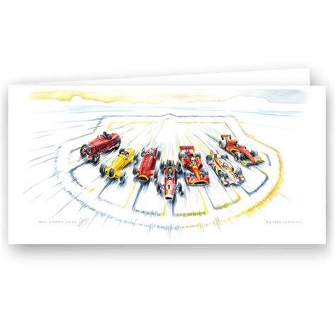 Uli Ehret Christmas Card Seven Decades Of Formula 1