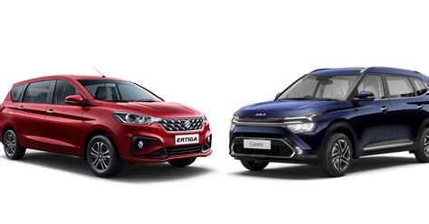 Kia Carens Vs Maruti Suzuki Ertiga A Tech Savvy Comparison Of Variants