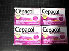 4 Boxes Cepacol Extra Strength Sore Throat Cough India Ubuy