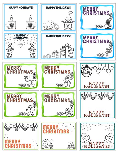 Printable Christmas Cards – ESL Flashcards