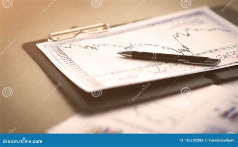 Drawings With Charts And Graphs On The Wall Stock Image CartoonDealer