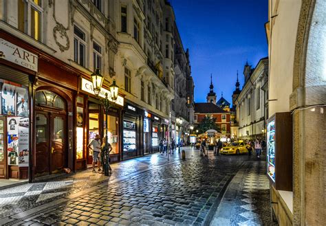 prague  dusk  stock photo public domain pictures