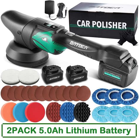 Batoca S Cordless Car Polisher Buffer Machine Battery Dual Action