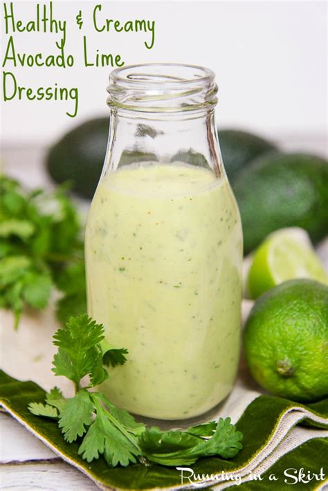 Healthy Creamy Avocado Lime Dressing Easy Delicious