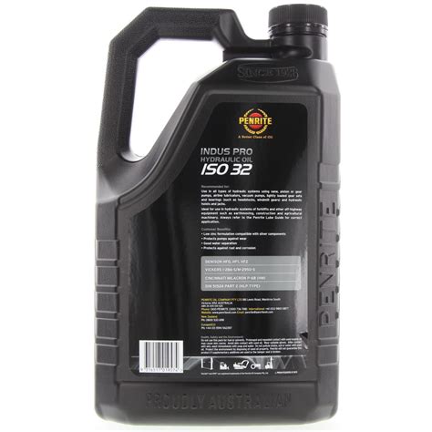 Penrite Indus Pro Hydraulic Iso L Prohyd Penrite Oil