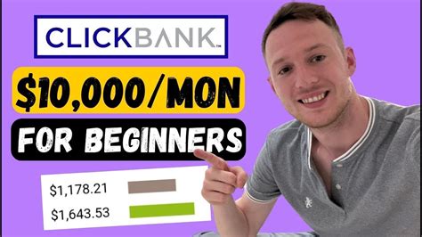 Clickbank For Beginners How To Make Per Month Youtube