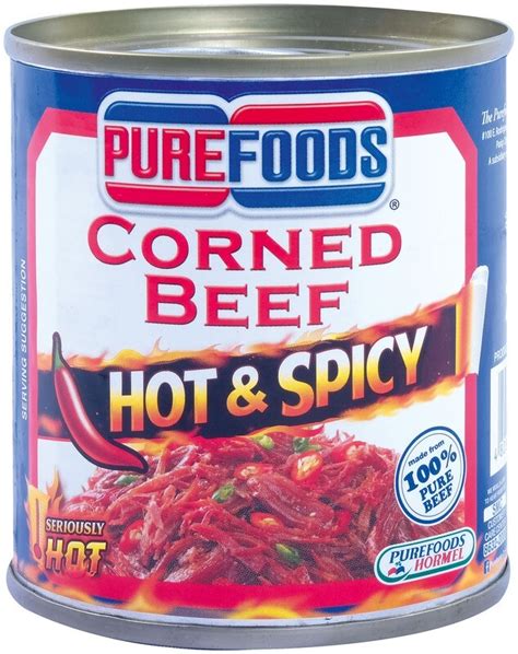 Purefoods Corned Beef Hot And Spicy 210g