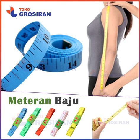 meteran baju alat ukur badan perlengkapan menjahit alat pengukur