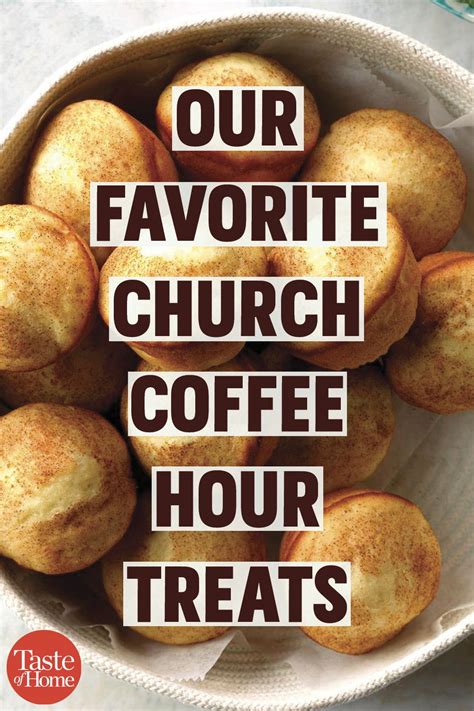 Delicious Church Coffee Hour Treats