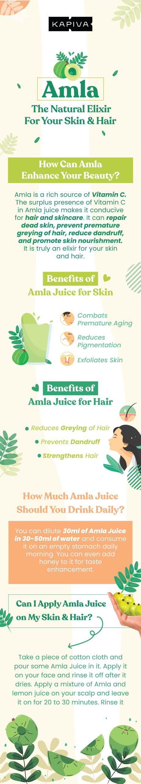 6 Benefits Of Amla Juice For Skin And Hair Kapiva