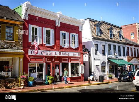 The Old Town Grill 15 South King Street Leesburg Virginia Stock