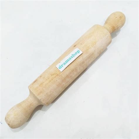 Rolling Pin Gilingan Rol Roll Kayu Adonan Kue Puff Pastry Pangsit