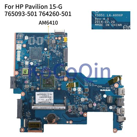 KoCoQin placa base para ordenador portátil HP Pavilion 15 G 255 G3