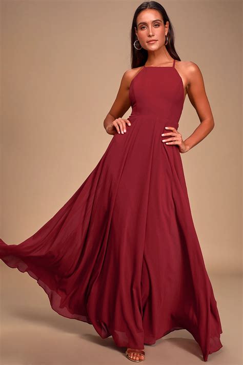 Mythical Kind Of Love Wine Red Maxi Dress White Lace Maxi Red Dress