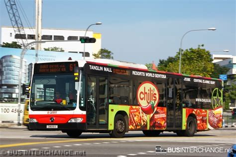 Bus 61 SMRT Buses Mercedes Benz Citaro SMB181X Bus Interchange