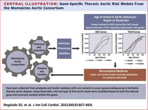 Comparative Risks Of Initial Aortic Events Associated With Genetic