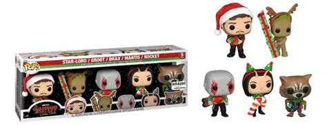 Funko Pop Marvel Holiday Guardians Of The Galaxy 5 Pack Meses Sin