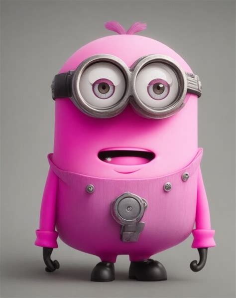 Premium Ai Image Pink Minion For Girl