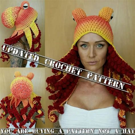 Crochet Octopus Hat Pattern • Free Crochet Tutorials and Patterns