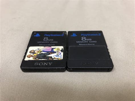 Yahooオークション Ps2 メモリーカード 8mb 2枚