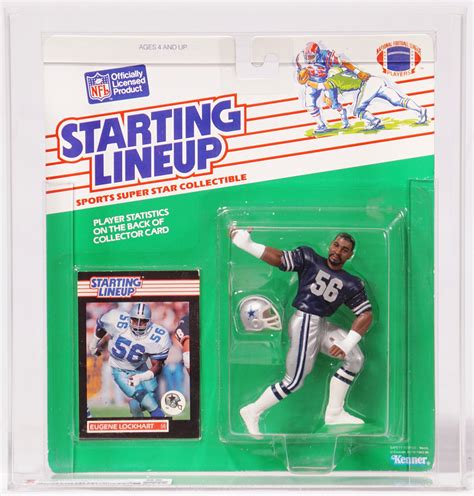 1989 Kenner Starting Lineup NFL Carded Sports Figure Eugene Lockhart