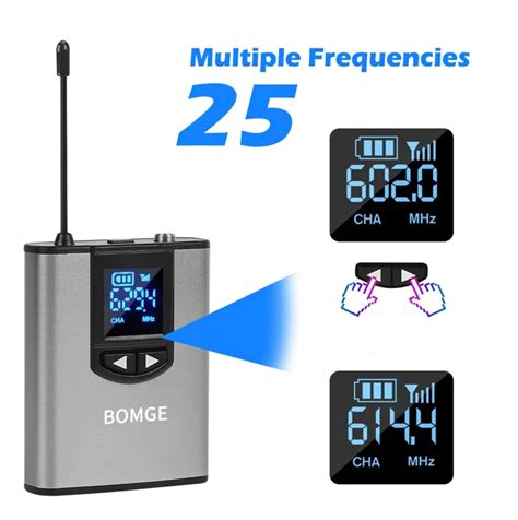 Looking For Bomge Dual Wireless Microphone System Headset Micstand Mic