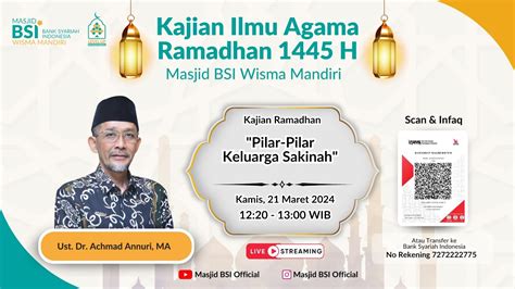 Kaila Ramadhan H Pilar Pilar Keluarga Sakinah Masjid Bsi