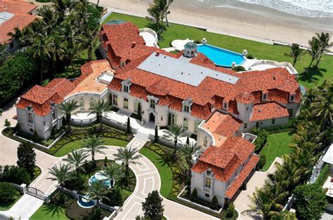 Square Foot Mediterranean Oceanfront Mega Mansion In Palm Beach