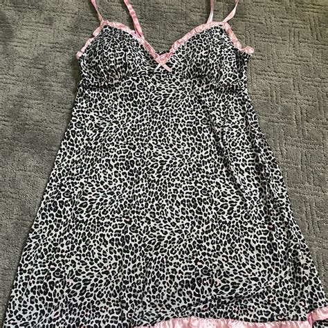 Jenni Dresses Y2k Vintage Cheetah Print Nightgown Lingerie Dress Poshmark