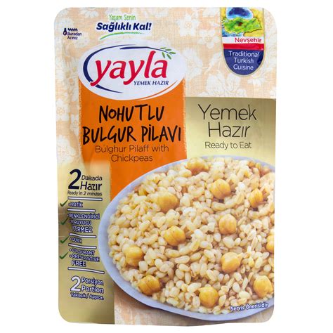 Yayla Yemek Haz R Nohutlu Bulgur Pilav G Macroonline