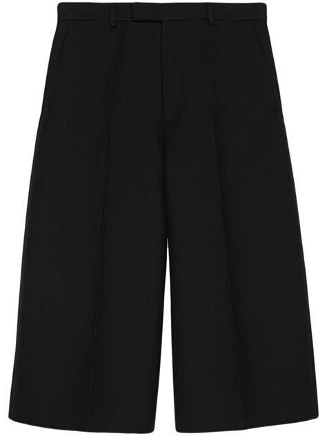 Gucci Wide Leg Cropped Trousers Farfetch