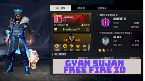 Who Is Gyan Sujan What Is His Free Fire Id Stats Monthly Earnings