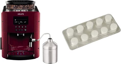 Krups Pisa Red Cafeti Re Automatique Cran De Contr Le Accessoire