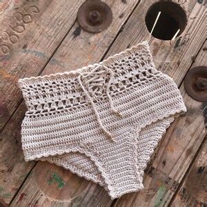 Pdf File For Crochet PATTERN Angela Crochet Bikini Bottom Sizes XS L
