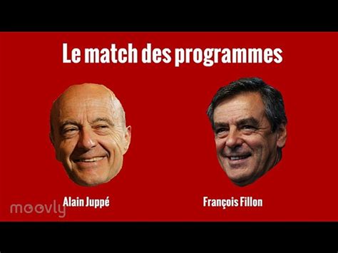 Alain Jupp Fran Ois Fillon Le Match Des Programmes Vid O Dailymotion