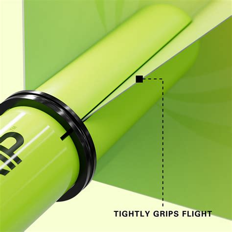 Target Pro Grip Nylon Dart Shafts Medium Lime Green 3 Sets