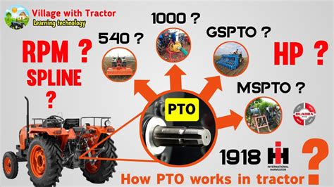 How Tractor Pto Working Types Of Tractor Pto Village With