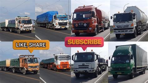 Truk Gandeng Trailer Tronton Dan Kontener Hino Fuso Ud Quester Dan