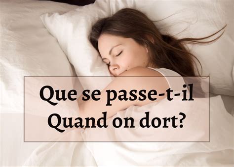 Que Se Passe T Il Quand On Dort Explications Les Matelas Fr