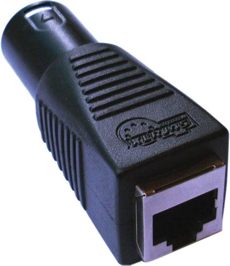 Amazon DMX 5XM CAT5 5 Pin XLR Male To RJ45 Adapter By Tecnec