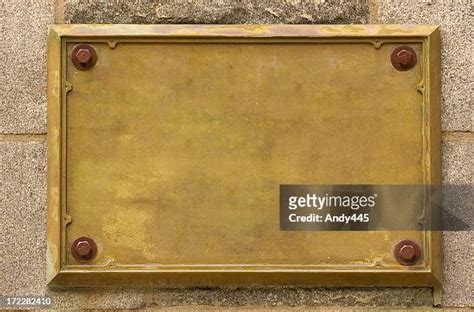 11 Bronze Plaque Texture Stock Photos High Res Pictures And Images